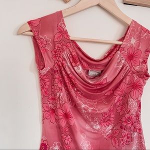 vintage rave girl y2k pink top